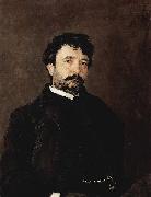 Valentin Serov Portrat des italienischen Sangers Angelo Masini oil